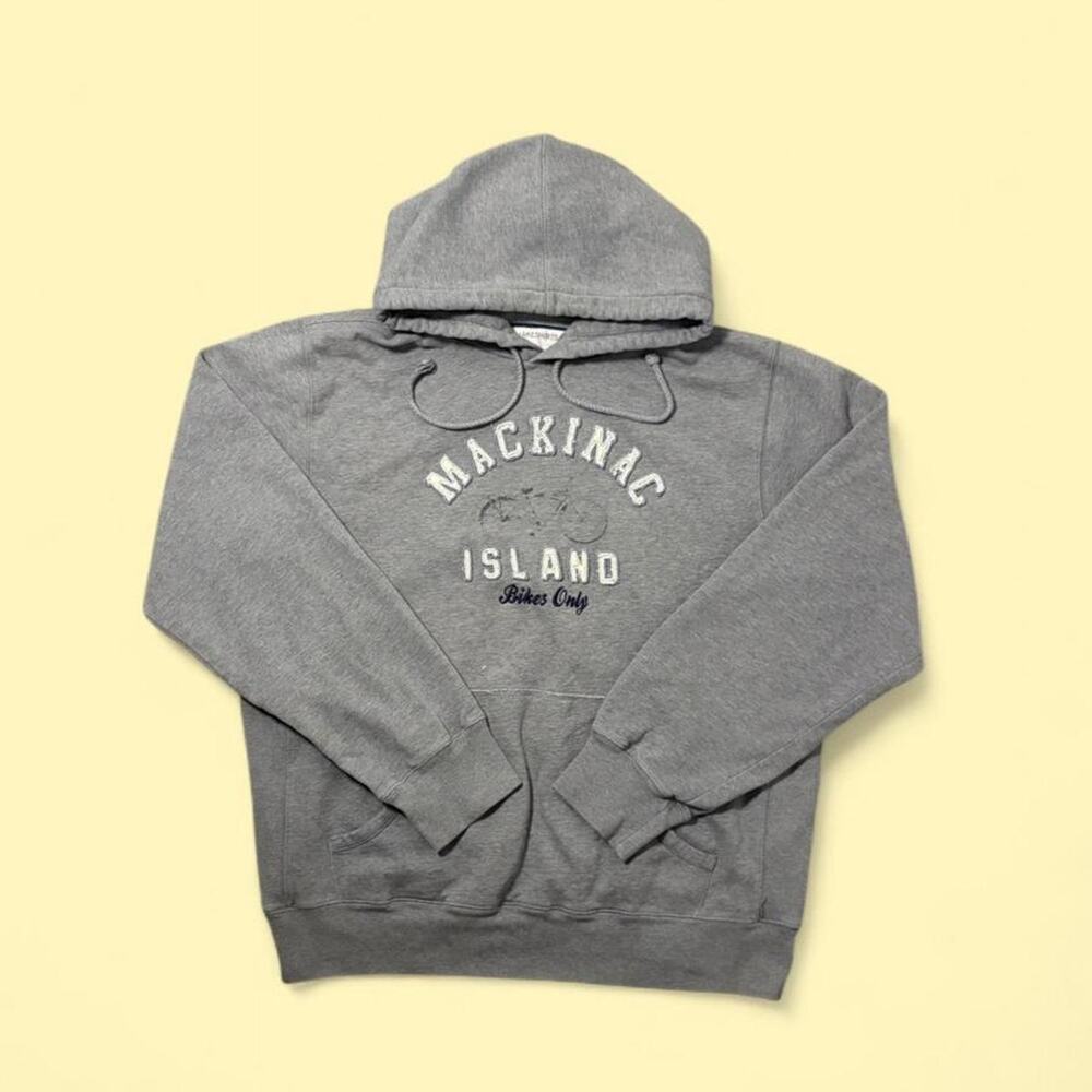 Vintage gray mackinac island hoodie